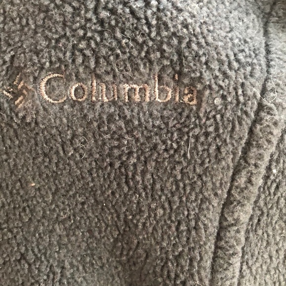 Columbia fleece jacket- black small - Picture 3 of 3